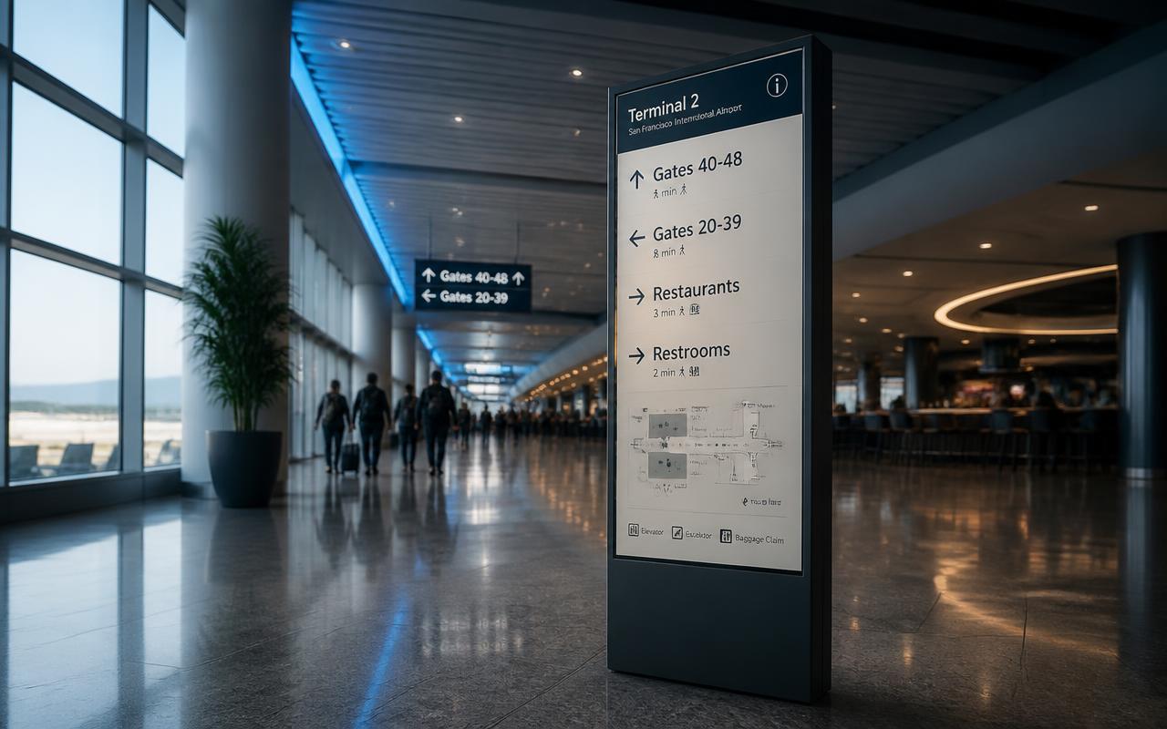 Wayfinding e-paper application