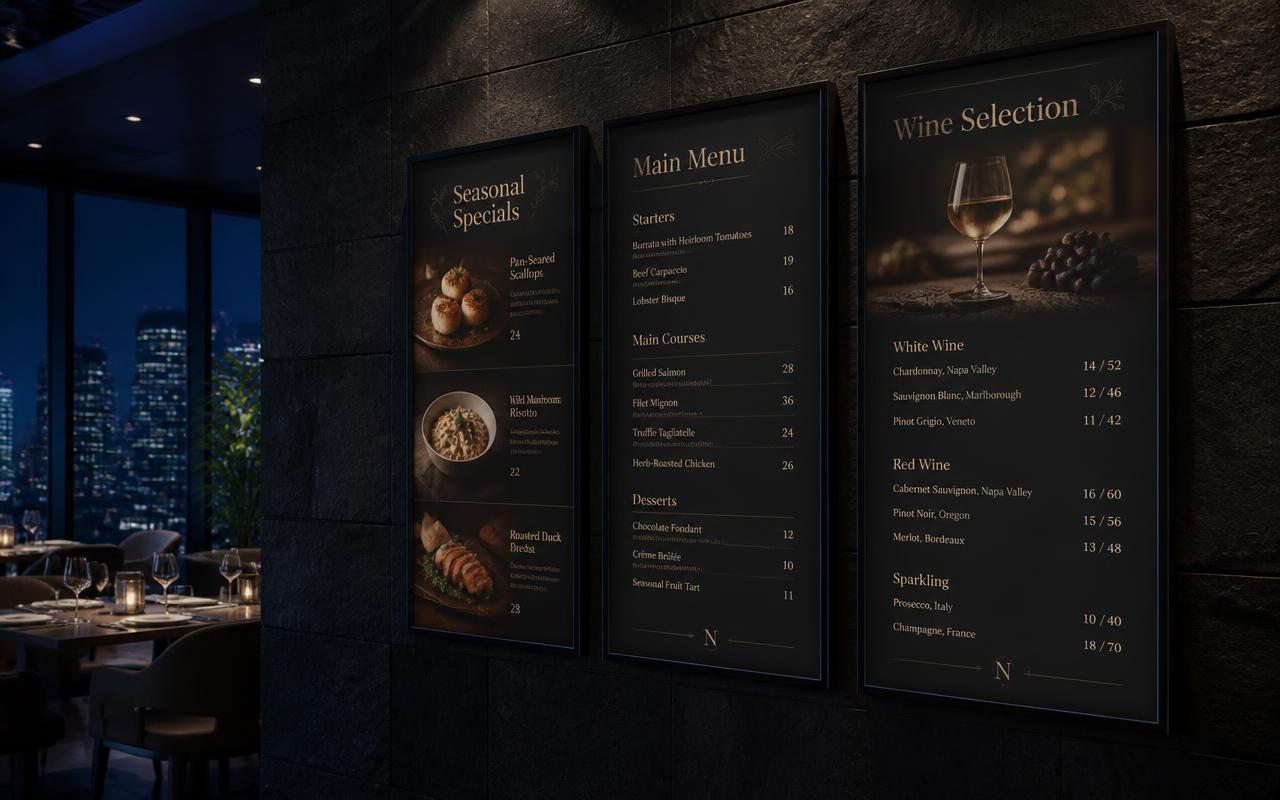 Restaurants & F&B e-paper application