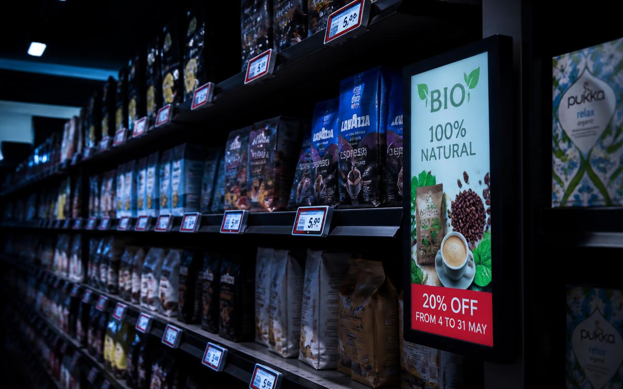 Retail & Supermarket e-paper application