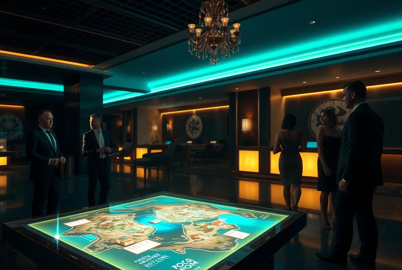 Hospitality interactive table