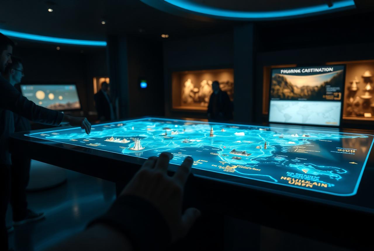 Tourism & Destination interactive table