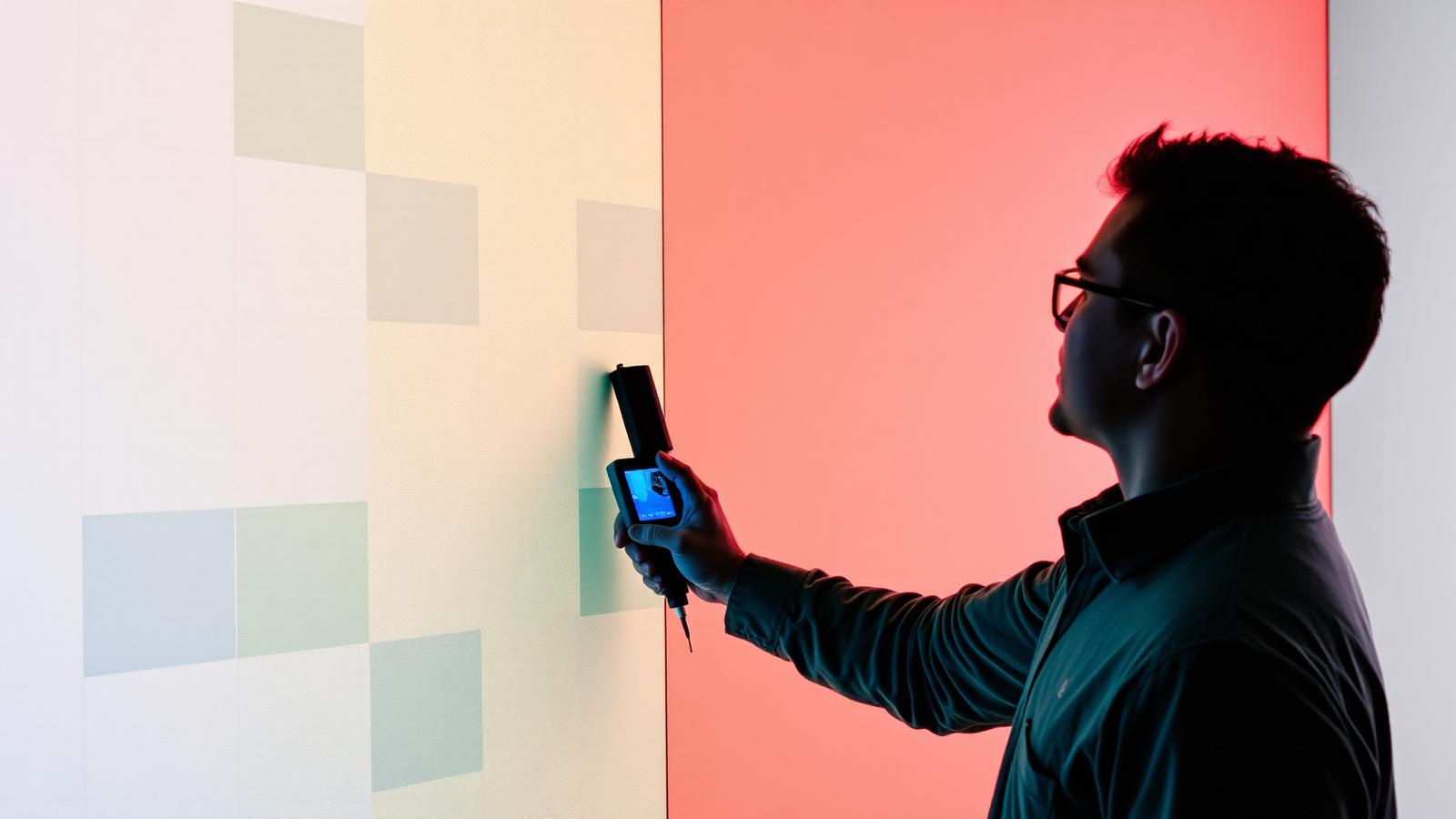 Color Calibration — CGI visualization of LED processing