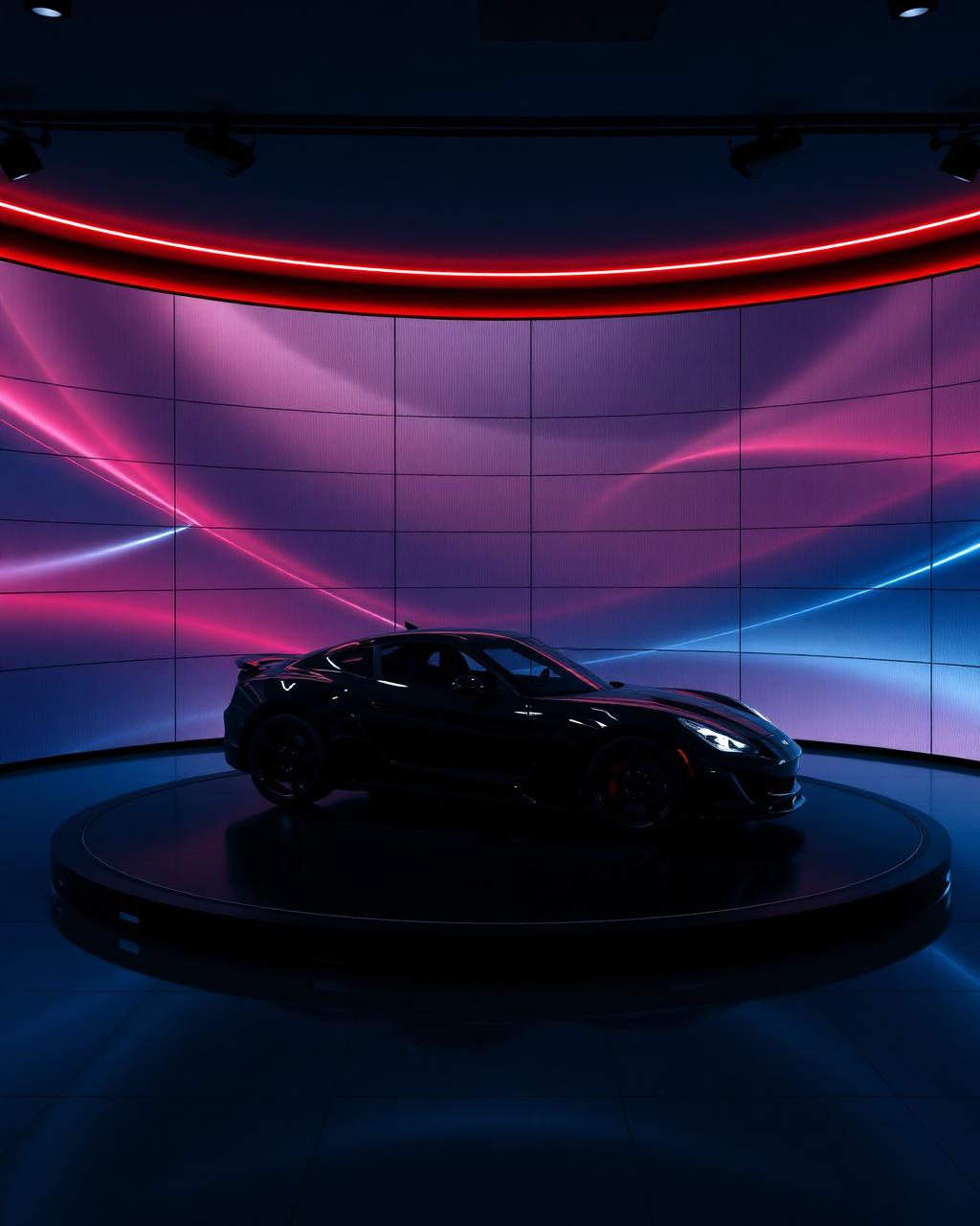 Car Showrooms — cinematic CGI LED reference design