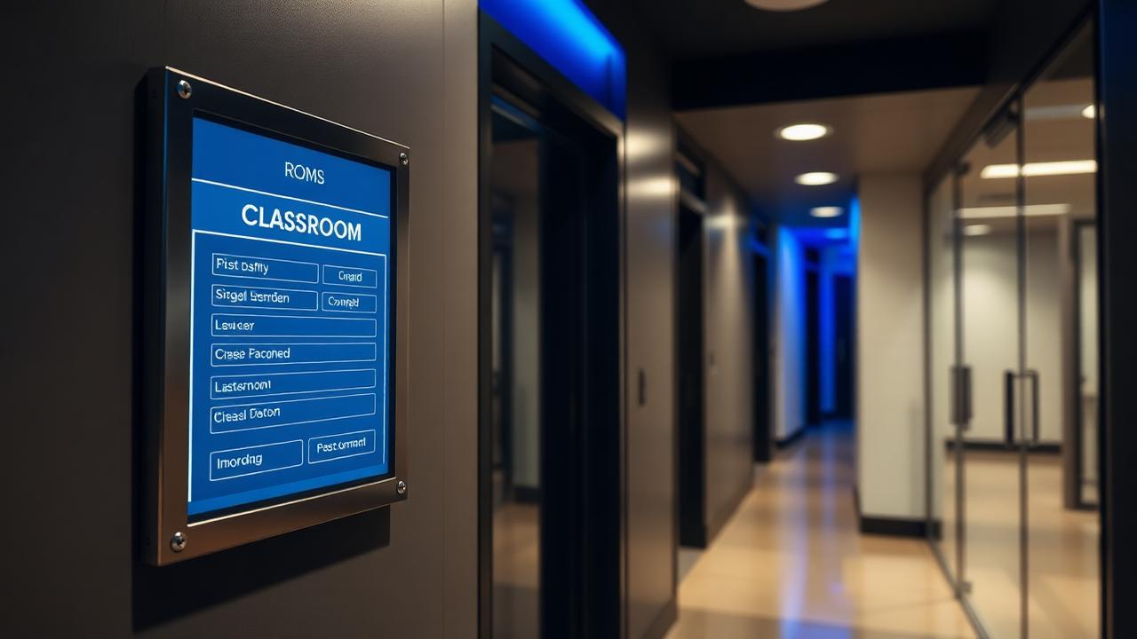 Room booking panels