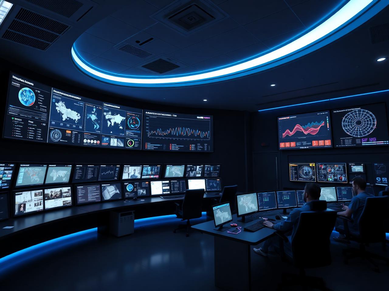 Hospital Command Center Video Wall