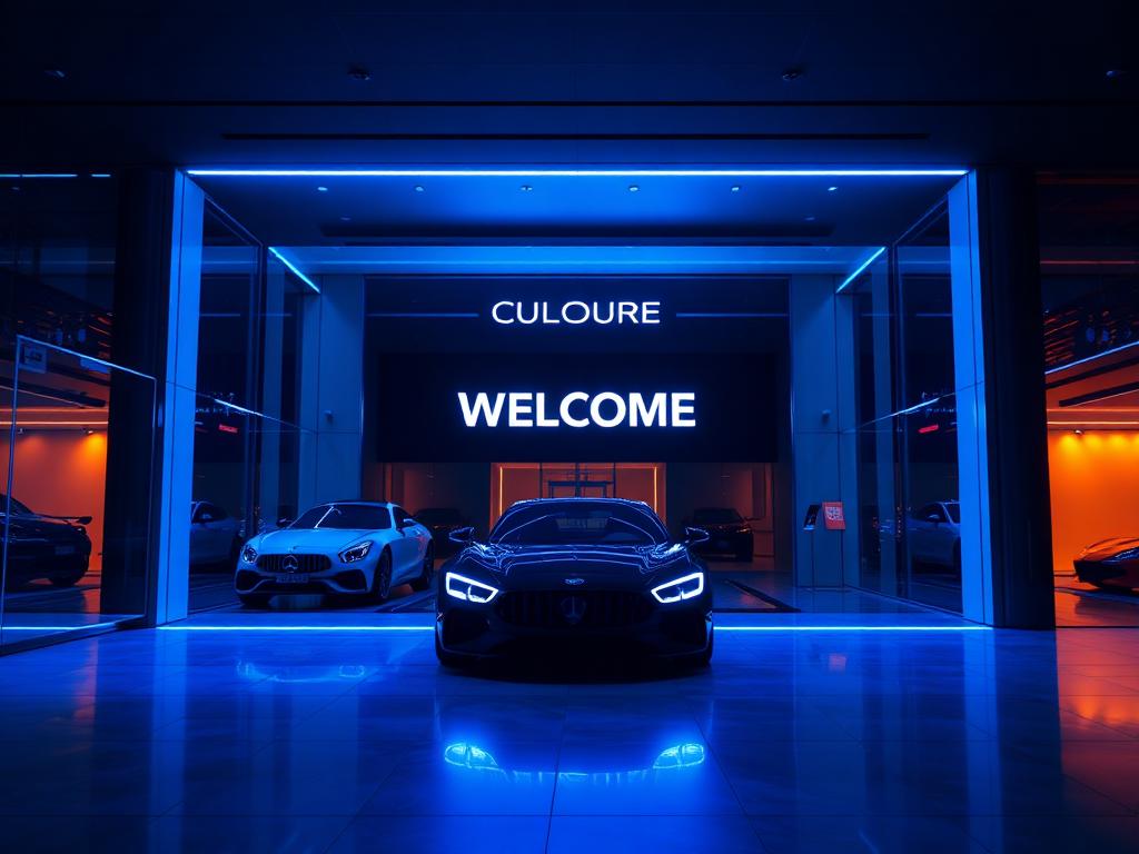 Digital Showroom Entrance