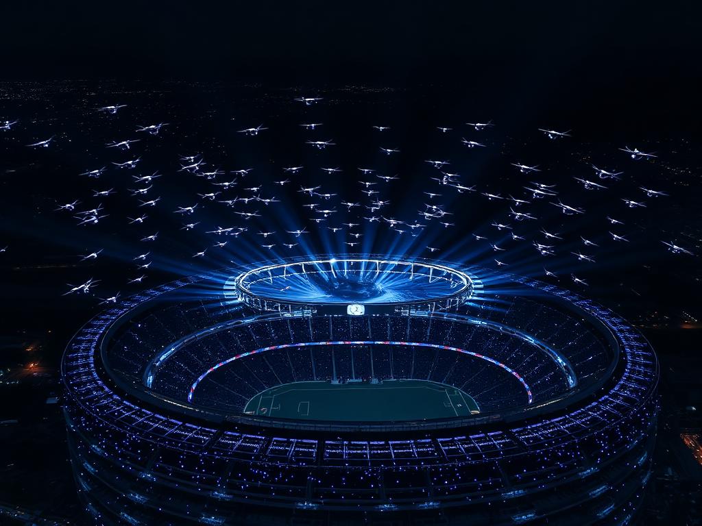 Drone Show Synchronisation