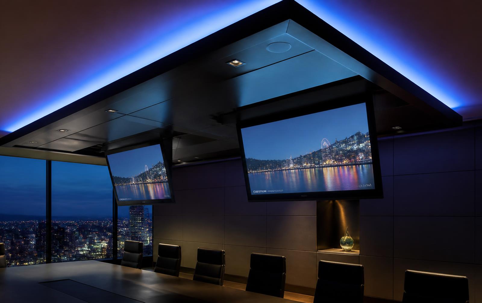 Motorized Flip-Down Monitors