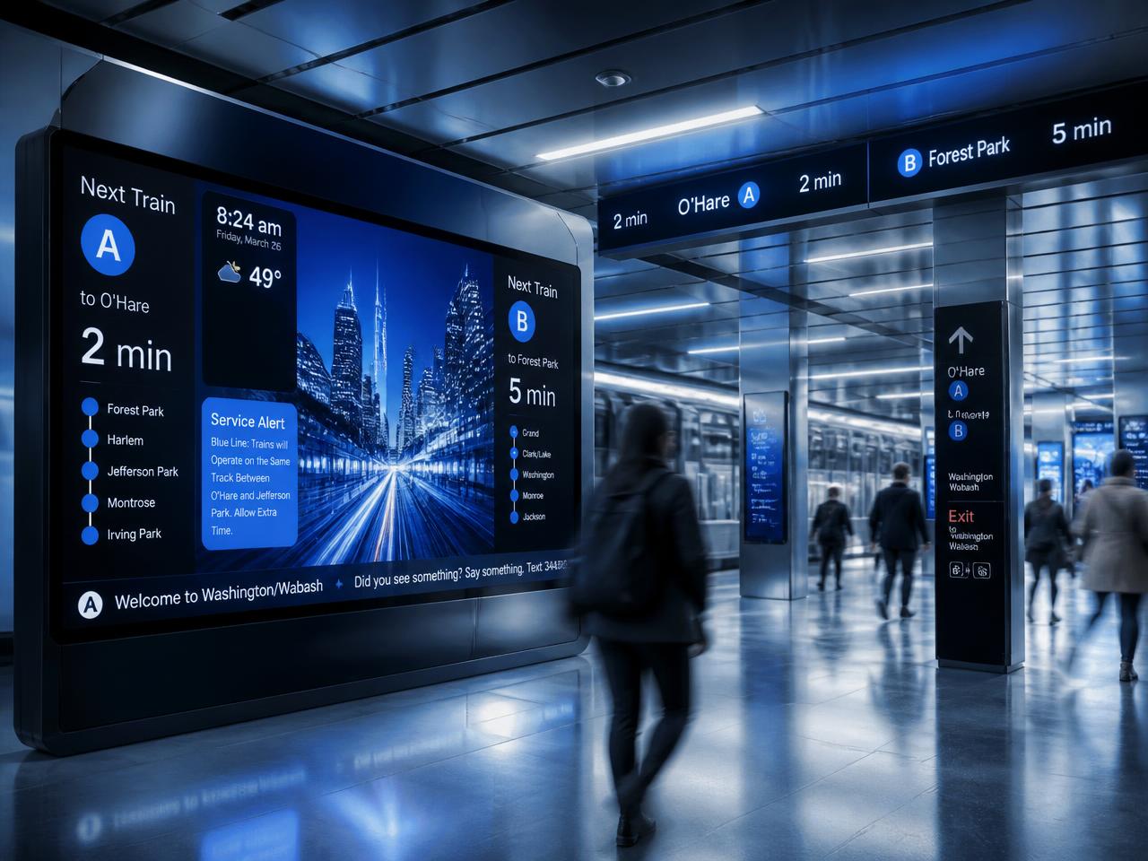Metro & Rail Station Networks