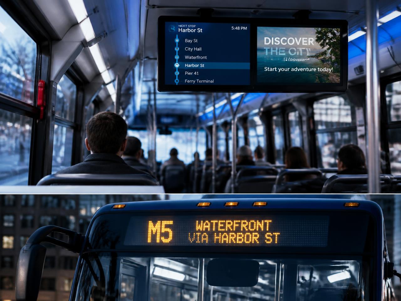 On-Board Bus & Transit Screens