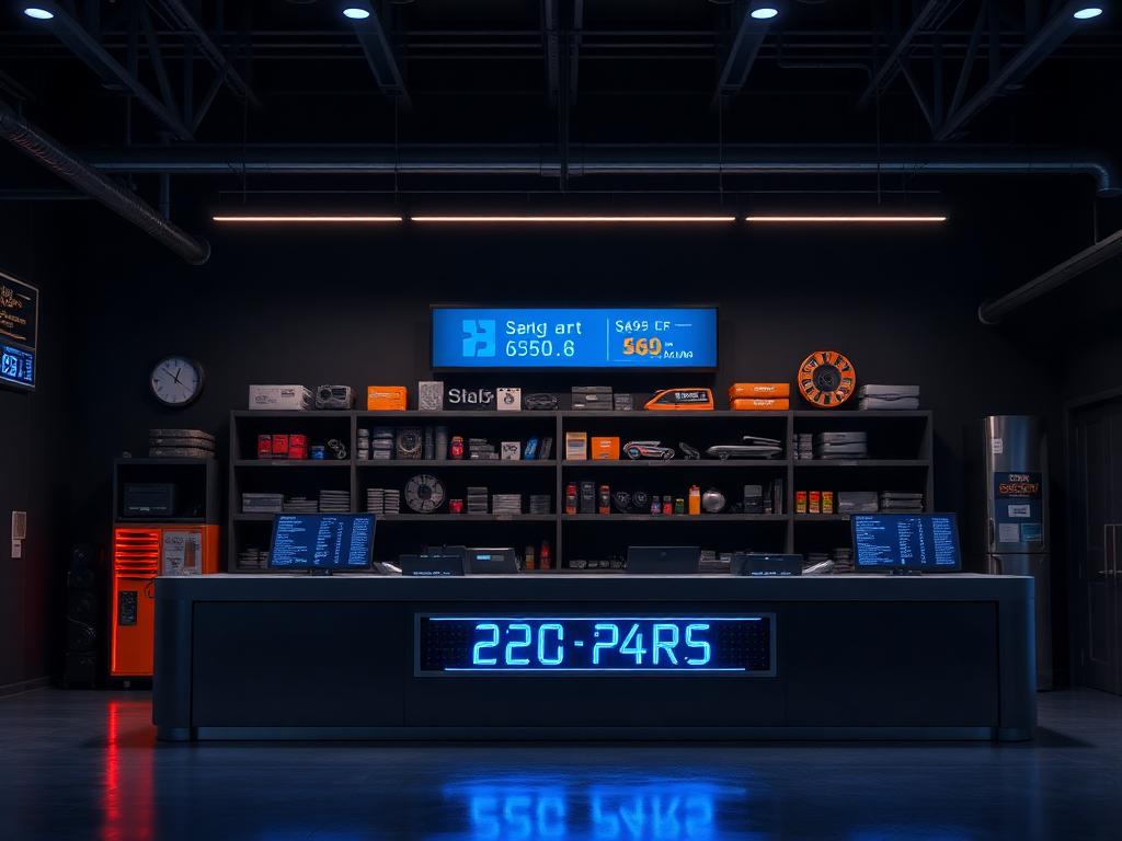 Parts Department Displays