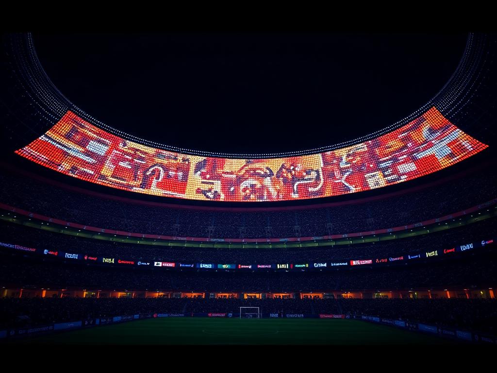 Ribbon LED Displays
