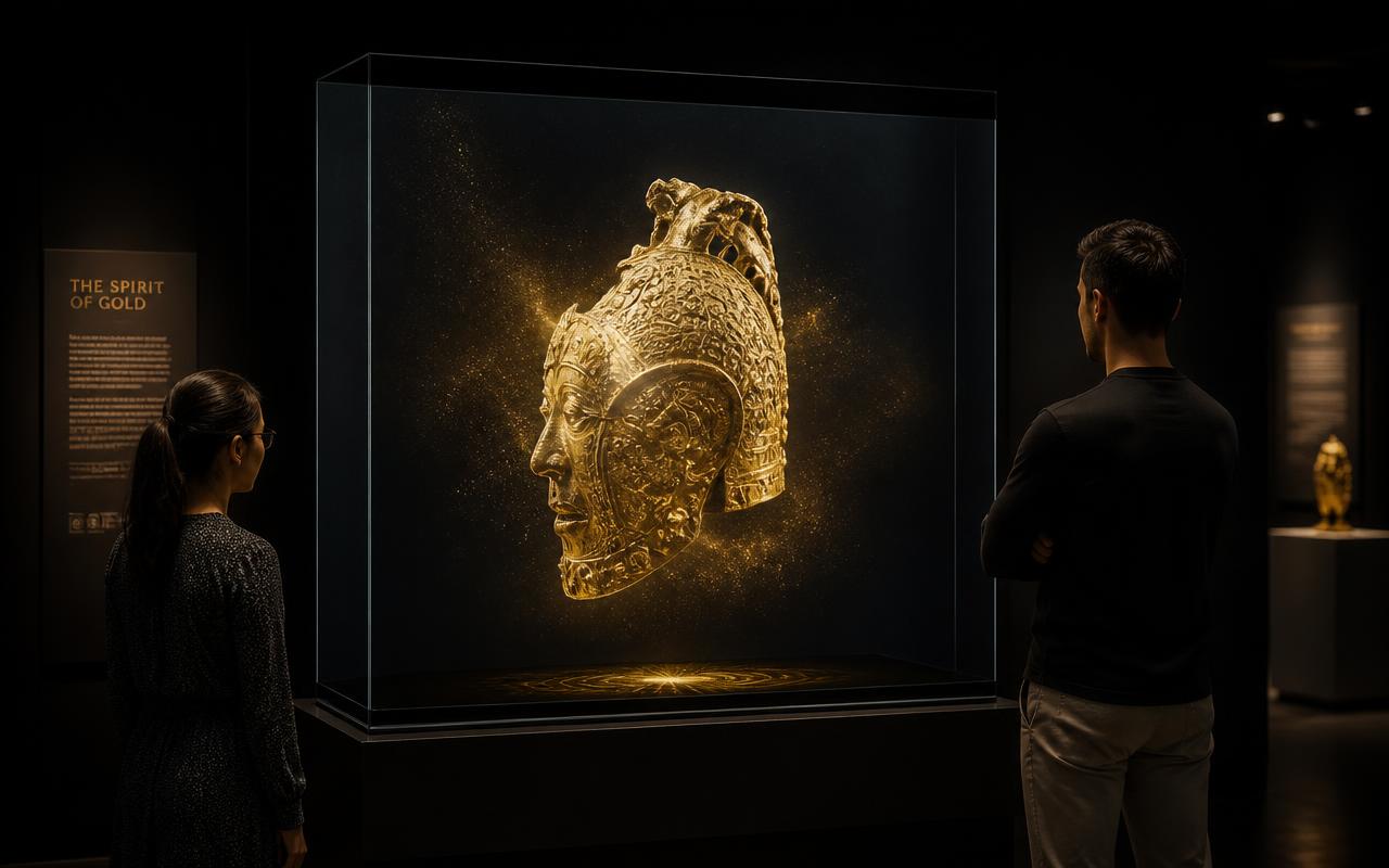 The gallery case — Samsung Spatial Display, Artefact, restored to volume