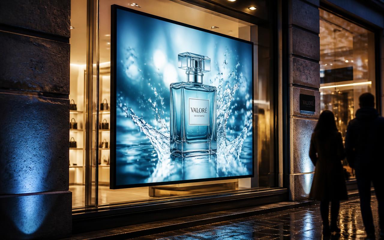 The shop window — Samsung Spatial Display, Retail hero product