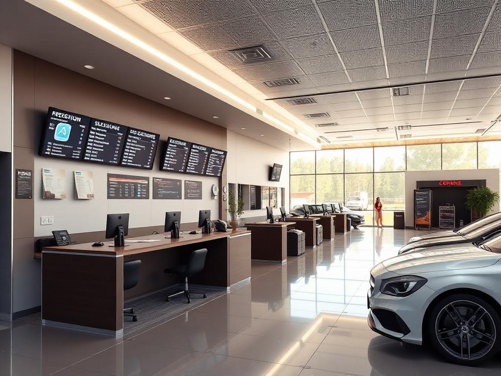 Service Center Displays