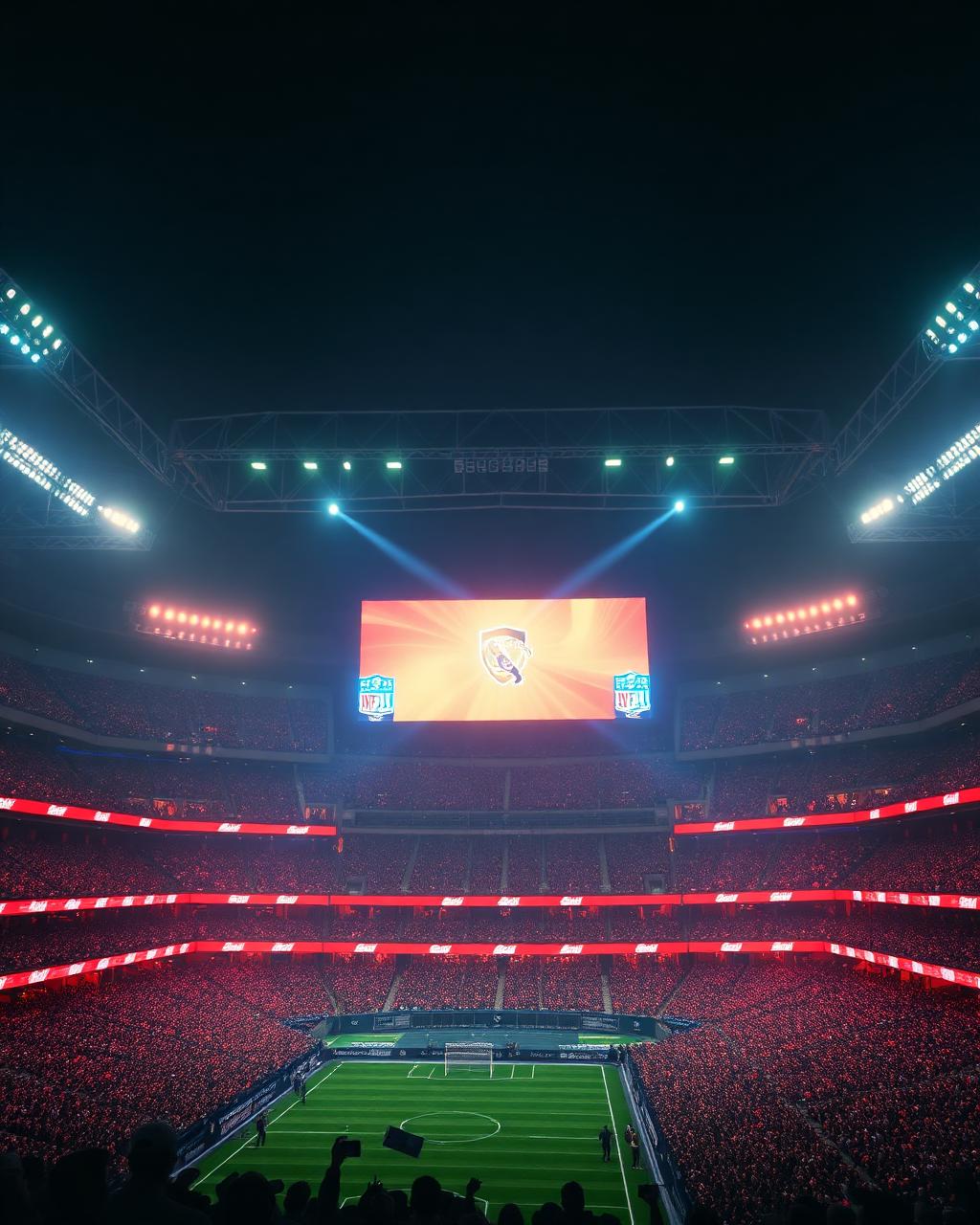 Sports LED Screens — cinematic CGI LED reference design