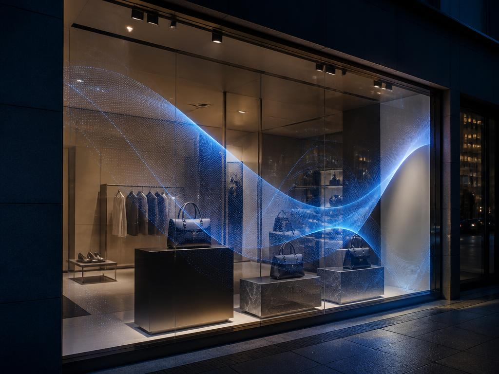 Transparent LED CGI product render